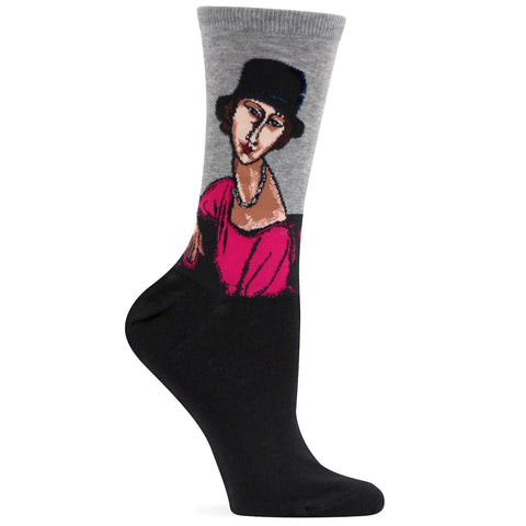 Hot Sox Womens Artist Series Jeanne Hebuterne Sock