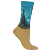 Hot Sox Womens Artist Series Wheat Field with Cypress Sock