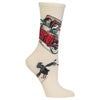 Hot Sox Womens Norman Rockwell Look Out Below Sock