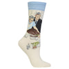 Hot Sox Womens Norman Rockwell Freedom From Want Sock