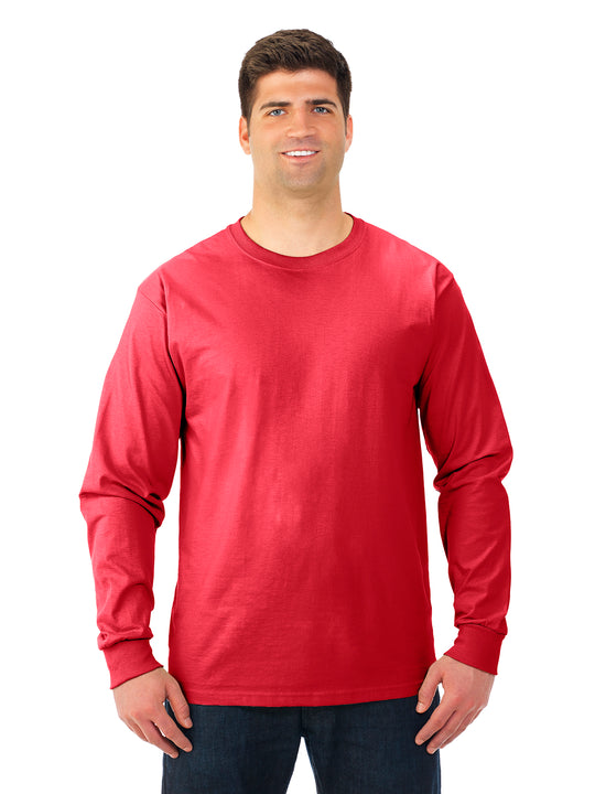 Fruit Of The Loom Mens Lofteez HD Long-Sleeve T-Shirt