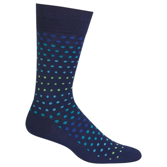 Hot Sox Mens Basics Collection Variegated Dot Slack Sock