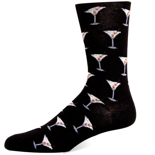 Hot Sox Mens Basics Collection Martini Sock