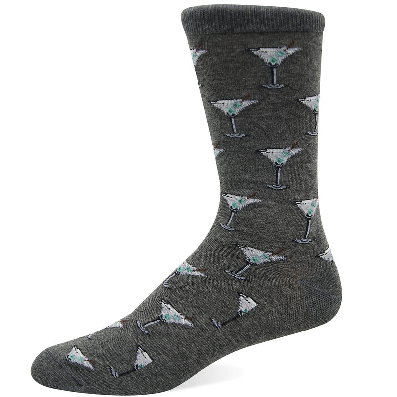 Hot Sox Mens Basics Collection Martini Sock