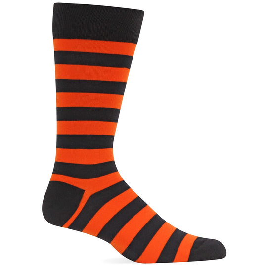 Hot Sox Mens Holiday Stripe Socks