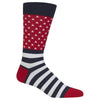 Hot Sox Mens Flag Sock