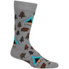 Hot Sox Mens Bear Tent Socks