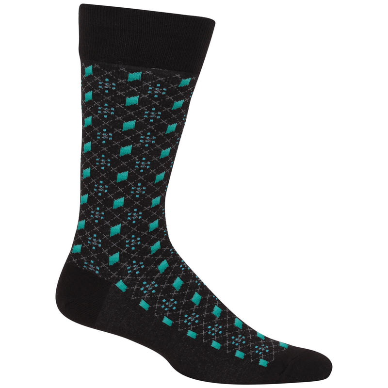 Hot Sox Mens Ombre Diamond Socks