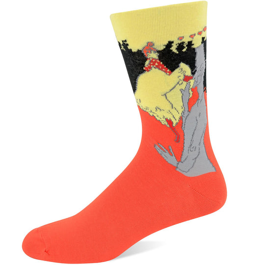 Hot Sox Mens Artist Series Lautrec Sock