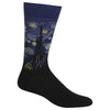 Hot Sox Mens Artist Series Starry Night Sock