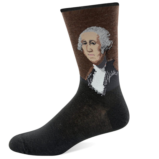Hot Sox Mens Artist Series George Washington Sock