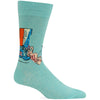 Hot Sox Mens Artist Series Goldfish and Sculpture