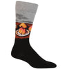 Hot Sox Mens Artist Series Still Life Plate and Fruit Sock