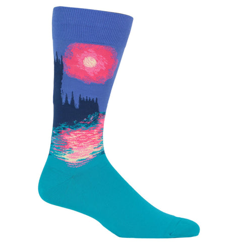 Hot Sox Mens Artist Series Parliament at Sunset Sock