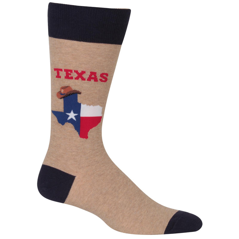 Hot Sox Mens Texas Socks