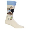 Hot Sox Mens Norman Rockwell Freedom From Want Sock