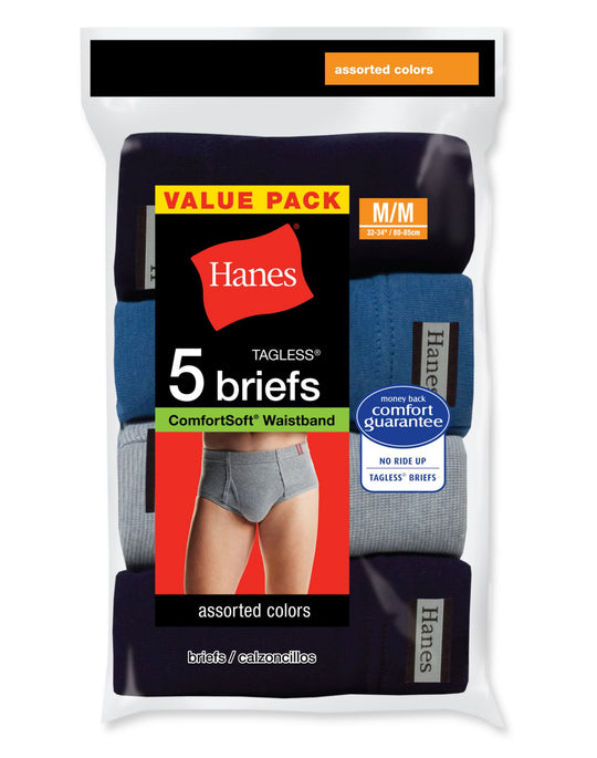 Hanes Fashion Mid-Rise Briefs 5 Pack