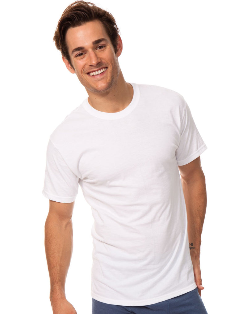 Hanes Classics Tall Men's Traditional Fit Crewneck TAGLESS® Undershirt   2 Pack