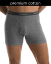 Hanes Classics Men's Boxer Briefs with Comfort Flex Waistband, Black/grey 5-Pack