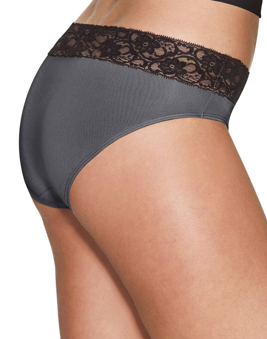 Hanes Women`s Lace Smooth Secrets Hipster Panties 2-Pack