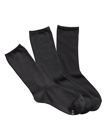 Hanes Women`s ComfortSoft Crew Socks 3-Pack