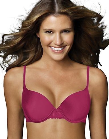 Wonderbra Women's The Wonder of Gel Seamless Satin Push Up Bra