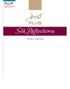 Hanes Silk Reflections Plus Control Top, Enhanced Toe Pantyhose 1 Pair Pack