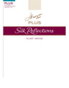 Hanes Silk Reflections Plus Control Top, Enhanced Toe Pantyhose 1 Pair Pack