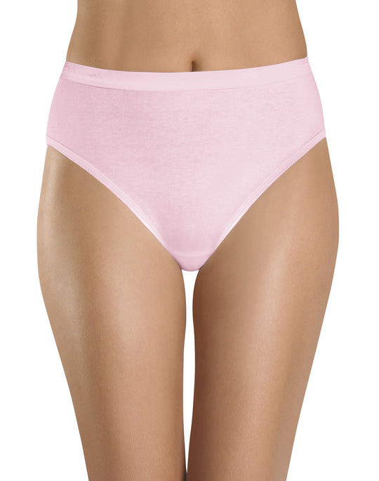 Hanes Women's Classics Cotton Hi-Cut 3 Pack