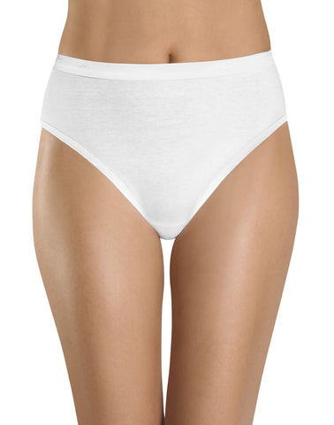 Hanes Women's Classics Cotton Hi-Cut 3 Pack