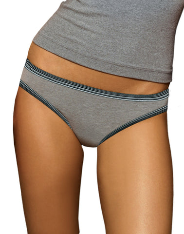 Hanes Classic Women's Stretch TAGLESS Sport Bikini 3-Pack