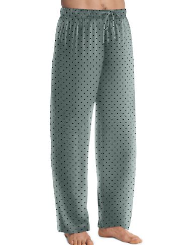 Hanes Men`s ComfortSoft Cotton Printed Lounge Pants