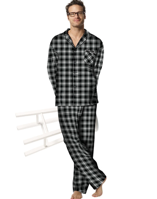 Hanes Men's 100% Cotton Flannel Pajamas