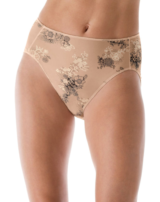 Hanes Women's Body Creations Microfiber Hi-Cut 3 Pack