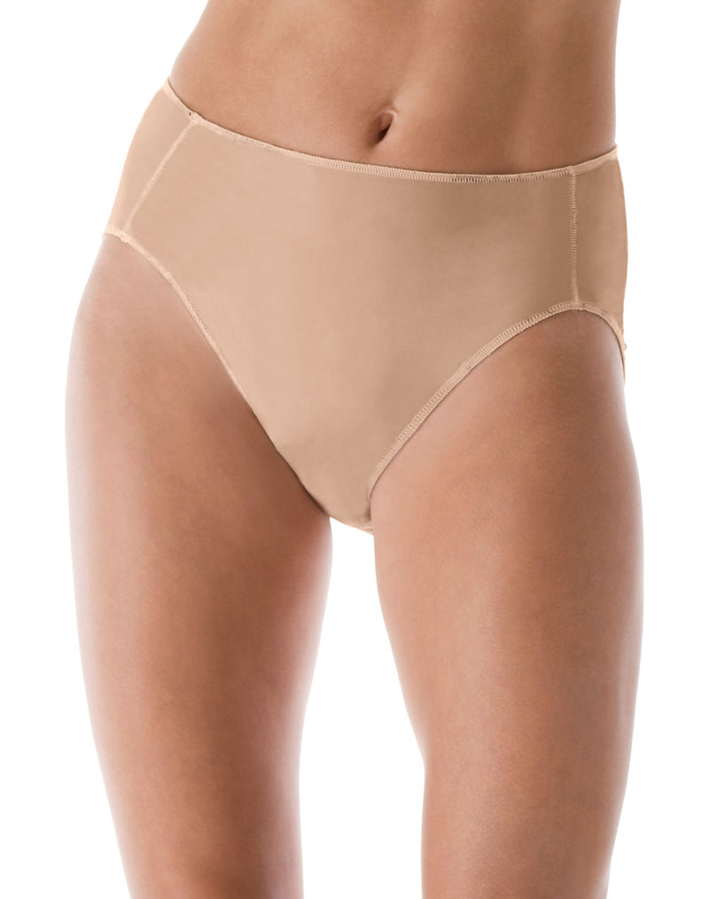 Hanes Women's Body Creations Microfiber Hi-Cut 3 Pack