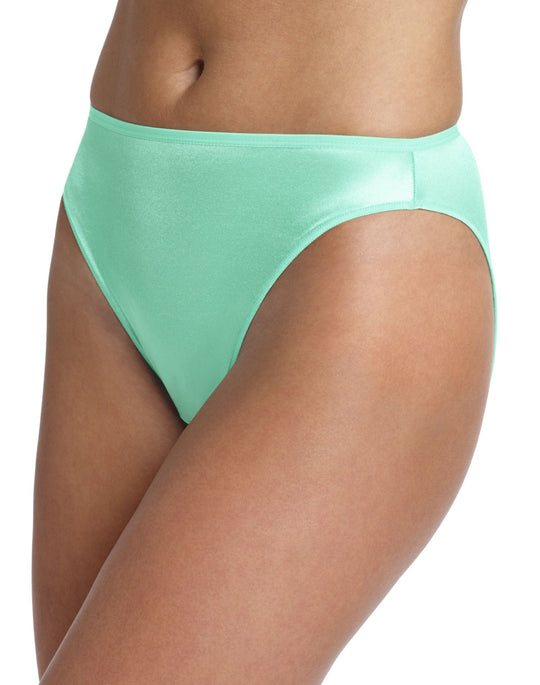 Hanes Women's Body Creations ComfortSoft Stretch Nylon Hi-Cut Panties 3 Pack