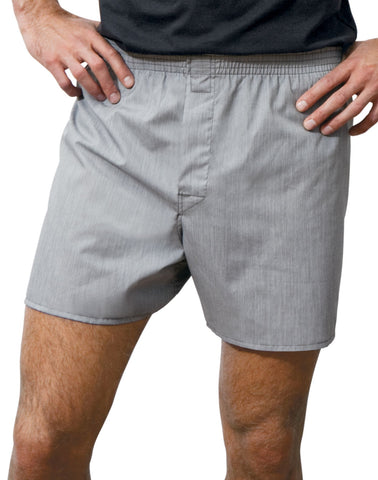 Hanes Classics Men's End on End Woven Boxers 4 Pack