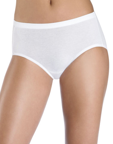 Hanes Women's ComfortSoft Stretch Cotton Low Rise Brief 3-Pack