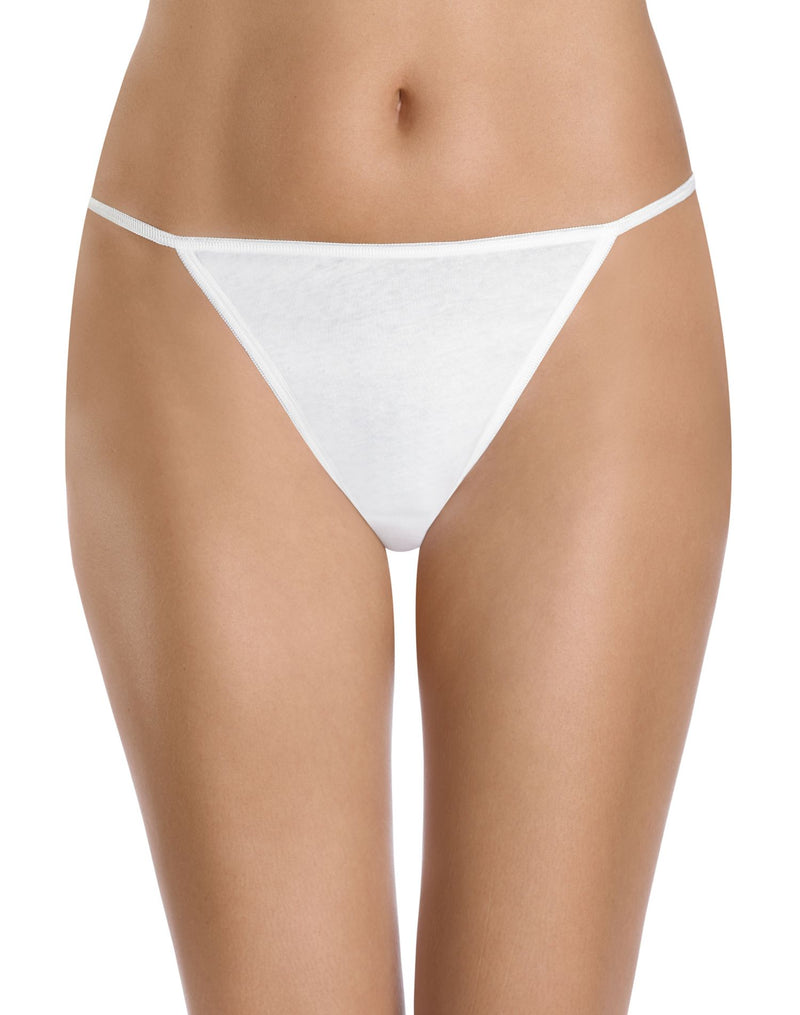 Hanes Women's Cotton String Bikini 6 pack