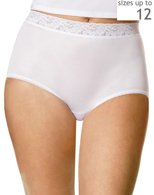 Hanes Women's Plus Nylon Briefs 3-Pack
