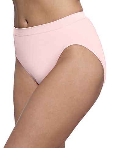 Bali Comfort Revolution Microfiber Solid Hi-Cut Brief