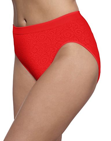 Bali Comfort Revolution Microfiber Solid Hi-Cut Brief
