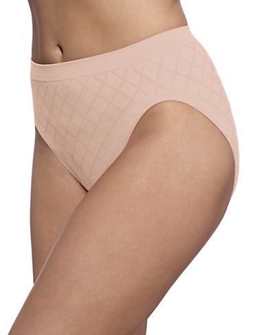 Bali Comfort Revolution Microfiber Solid Hi-Cut Brief