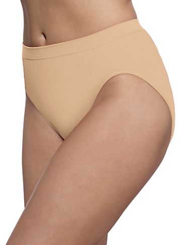 Bali Comfort Revolution Microfiber Solid Hi-Cut Brief
