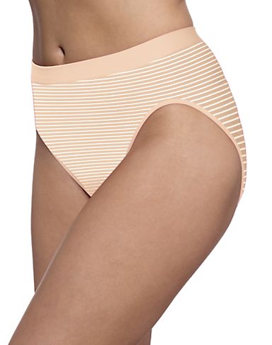Bali Comfort Revolution Microfiber Solid Hi-Cut Brief