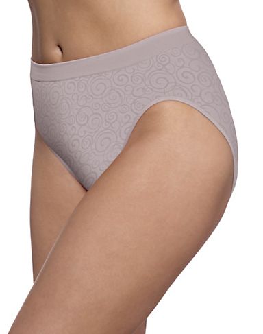 Bali Comfort Revolution Microfiber Solid Hi-Cut Brief