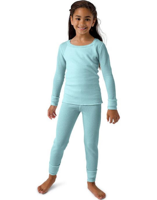 Hanes Girls' Thermal Underwear Set