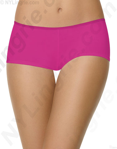 Hanes Women’s Boy Short Panties with ComfortSoft Waistband and No Panty Lines 3-Pack