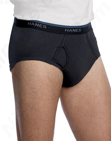 Hanes Men's TAGLESS ComfortBlend Dyed Brief with Comfort Flex Waistband 4-Pack