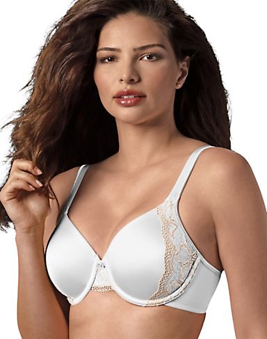 Bali One Smooth U with Lace Side Support Underwire Bra